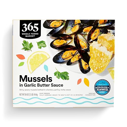 365 by Whole Foods Market Mussels in Garlic Butter Sauce, 16 OZ