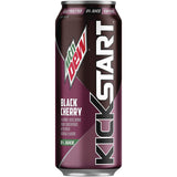 Mountain Dew Kickstart - Black Cherry , 16 Fl Oz (Pack of 12)