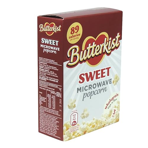 Butterkist Microwave Sweet Popcorn 3 Pack 210g