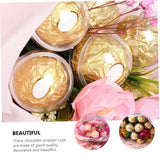 OHPHCALL Quality Decorative Chocolate Bouquet Cups 100pcs Wrapper Cups for Candy Packaging