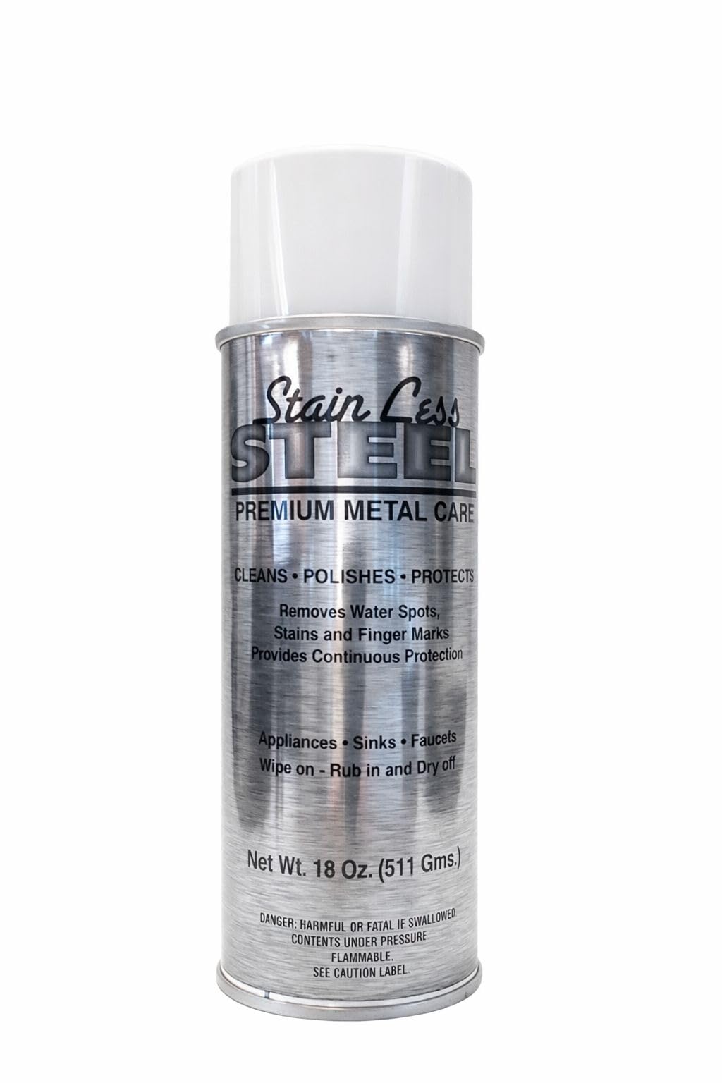 EEZOX Stain Less Steel Premium Metal Care - 18oz Aerosol