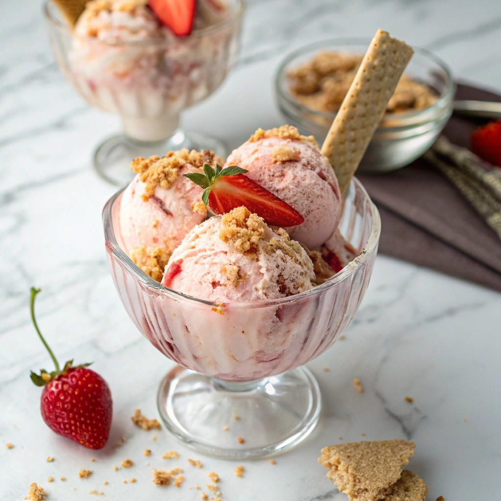Ben & Jerry's Ice Cream Strawberry Cheesecake Non-GMO 16 oz