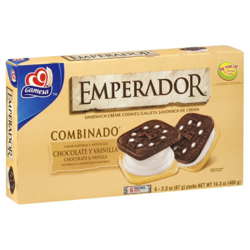 Gamesa Emperador Cookies Combination, 14.34-Ounce (Pack of 6)