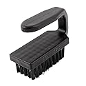 uxcell Plastic Anti-Static Cleaning Stiff Bristles Scrub Brush Cleaner Black