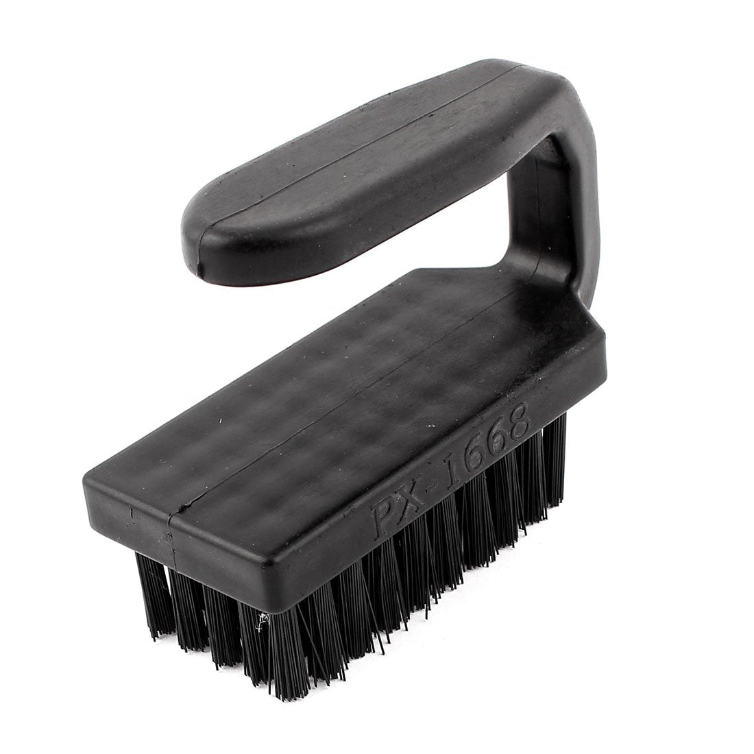 uxcell Plastic Anti-Static Cleaning Stiff Bristles Scrub Brush Cleaner Black