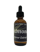 Almond Flavor Extract Organic 2 oz - Water Soluble, Sugar Free Flavor Drops for Coffee, Baking, Ice Cream, Drinks, Natural Food Grade Flavoring