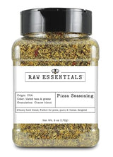 Raw Essentials Pizza Seasoning - Italian Seasoning - Cheesy Herb Blend - Great on Pizza, Pasta and Italian Delights - 6 oz
