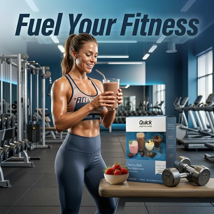 Protein Shake Variety Pack (7ct) - High Protein Meal Replacement Powder for Gym & Muscle Support, Low Calorie Instant Shakes & Puddings, Fast Weight