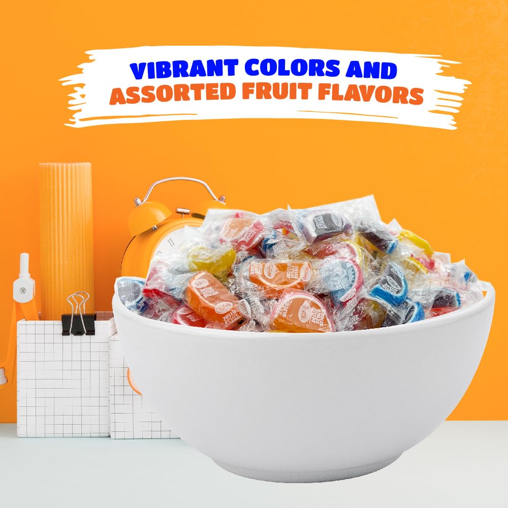 Fruit Slices, Assorted Flavors Jelly Candy, Individually Wrapped, Bulk Pack 2 Pounds - Christmas Candy