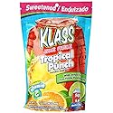 Klass Tropical Punch Flavored Drink Mix with Dried Fruit (Pack of 4)