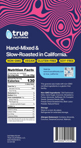 True California Strawberry Granola (1 LB) Gluten Free, Non-GMO, Clean-Label Ingredients - Plant-Based, Vegan - Made with Almonds, Coconut, Walnuts