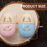 Personalized 2026 Easter Egg with Free Text, Custom Engraved Wooden Fillable Egg for Kids, Unique Easter Basket Decoration Gifts