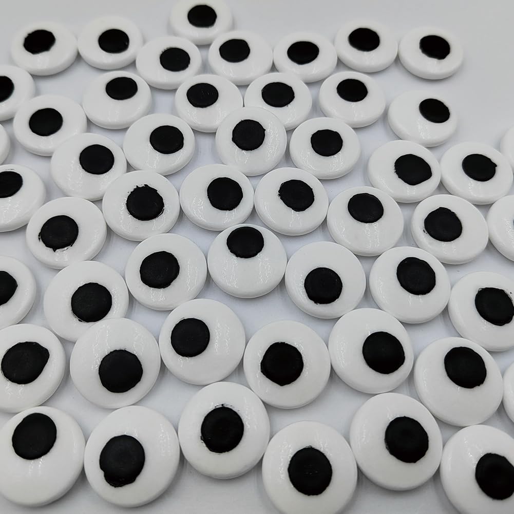 2 Bottles Candy Eyes Eyeballs Cake Cupcake Toppers Edible Eyes for Decorating, Two Size Mixed - Halloween, Christmas, Easter, and Edible Art Project