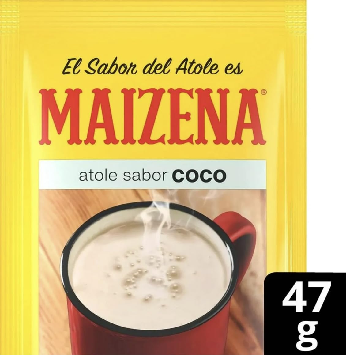 Maizena sabor coco 47g coconut flavor 6 pk