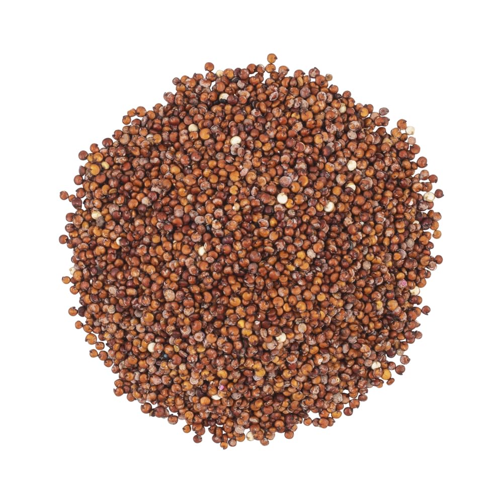 OliveNation Organic Red Quinoa - Nutritious Whole Grain Red Quinoa Seeds for Healthy Cooking, Baking, Cereal, Non-GMO Gluten Free Vegan Friendly Ancient Grain High In Protein & Fiber (32.00oz)