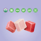 Lovely Candy Co. Organic Sour Chewy Candies 5oz Bag (3-pack) | Natural Raspberry, Apple & Cherry Flavors | Vegan, Gluten Free, Non-GMO, No Artificial