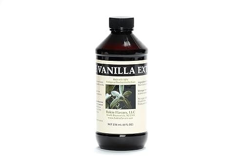 Bakto Flavors Pure Madagascar Vanilla Extract, 8 Ounces