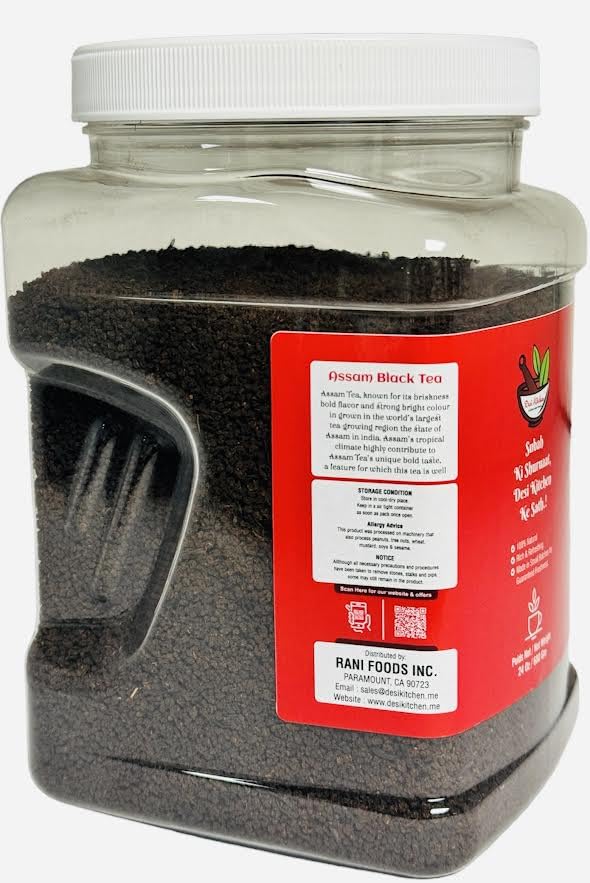 Desi Kitchen CTC Mamri Assam Black Tea 24oz (680g) | Indian Loose Black Tea | Product of India