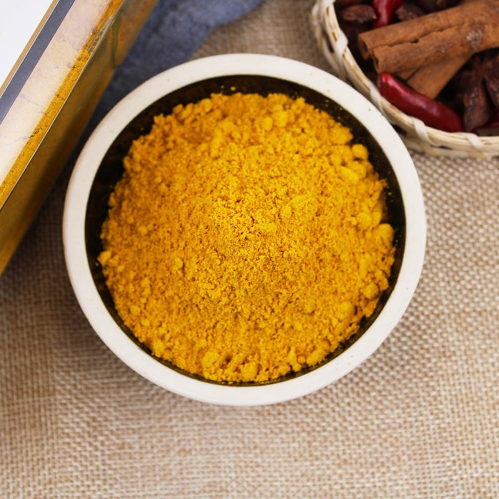 Zercumm Dehydrated Turmeric Powder Edible Baking Seasoning Ginger Powder Edible Soaking Water Coloring Ginger Cake House Turmeric Rice Seasoning