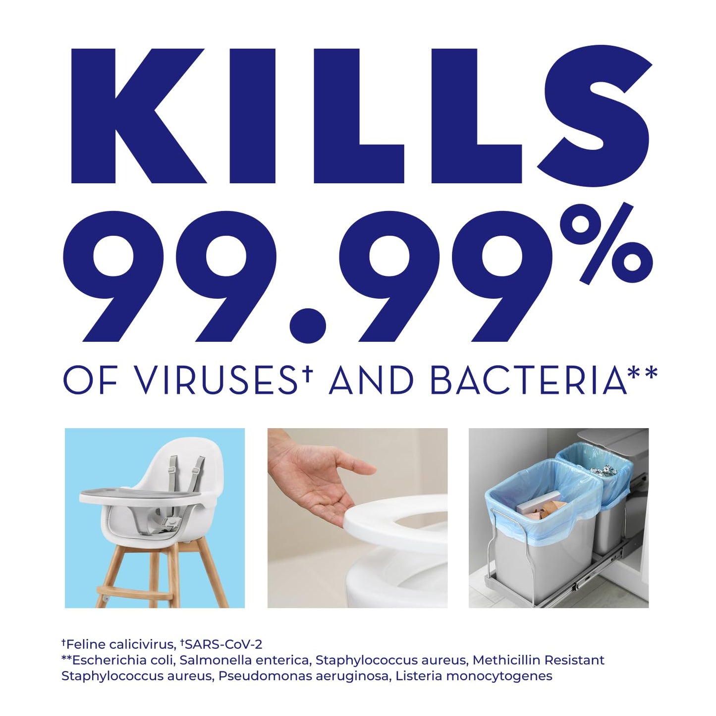 Wondercide - Multi-Surface Disinfectant Spray - Kills 99.99% Viruses & Bacteria - Fragrance Free Cleaner with Hypochlorous Acid for Home, Kitchen, Pet