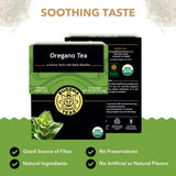 Buddha Teas - Organic Oregano Tea - Herbal Tea - For Health & Wellbeing - With Antioxidants & Minerals - Clean Ingredients - Caffeine Free - OU Kosher