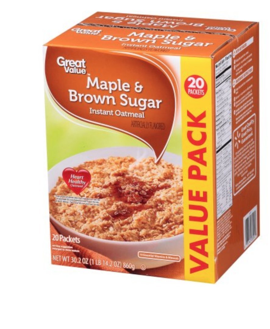 Maple & Brown Sugar Instant Oatmeal Value Pack