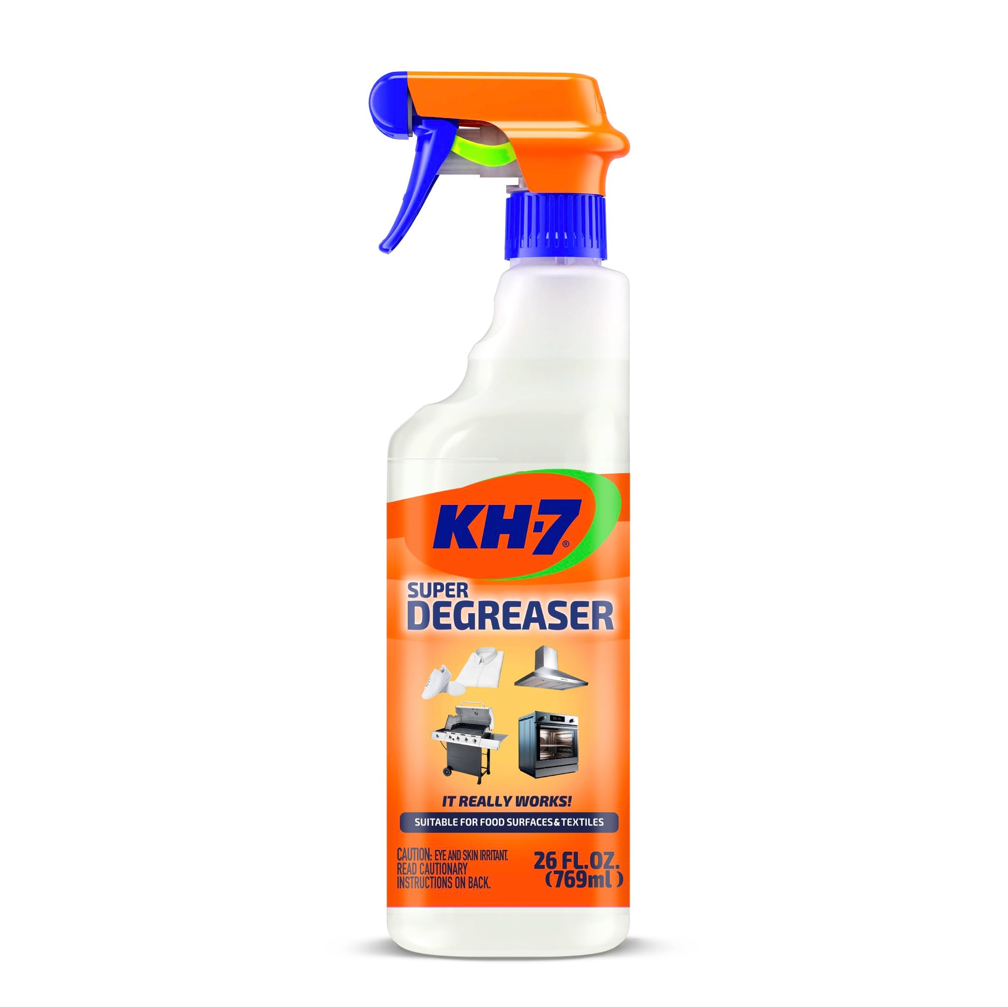 KH-7 Super Degreaser Multipurpose Cleaning Spray: The Heavy Duty All Purpose Cleaner for Your Home, Kitchen, Garage, Car & Laundry | Total Cleaner