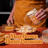 Spiceology - Brown Butter Parmesan Seasoning - Real Brown Butter, Parmesan & Lemon Peel - Chef-Crafted Umami Blend for Pasta, Fries, Veggies, Poultry