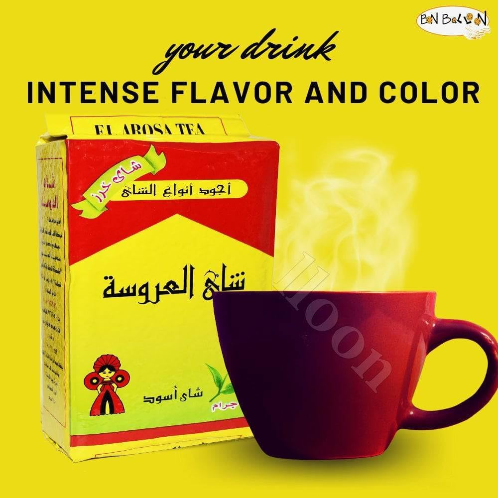 Egypt El Arosa Kenyan Black Tea Kharaz Natural Broken Pekoe Daily Fresh Tea Cup (250 gm)