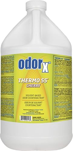 PRORESTORE 433002901 ODORx Thermo 55 Cherry Solvent-Based Odor Counteractant for Thermal Fogging, 1 Gal, 4 pk