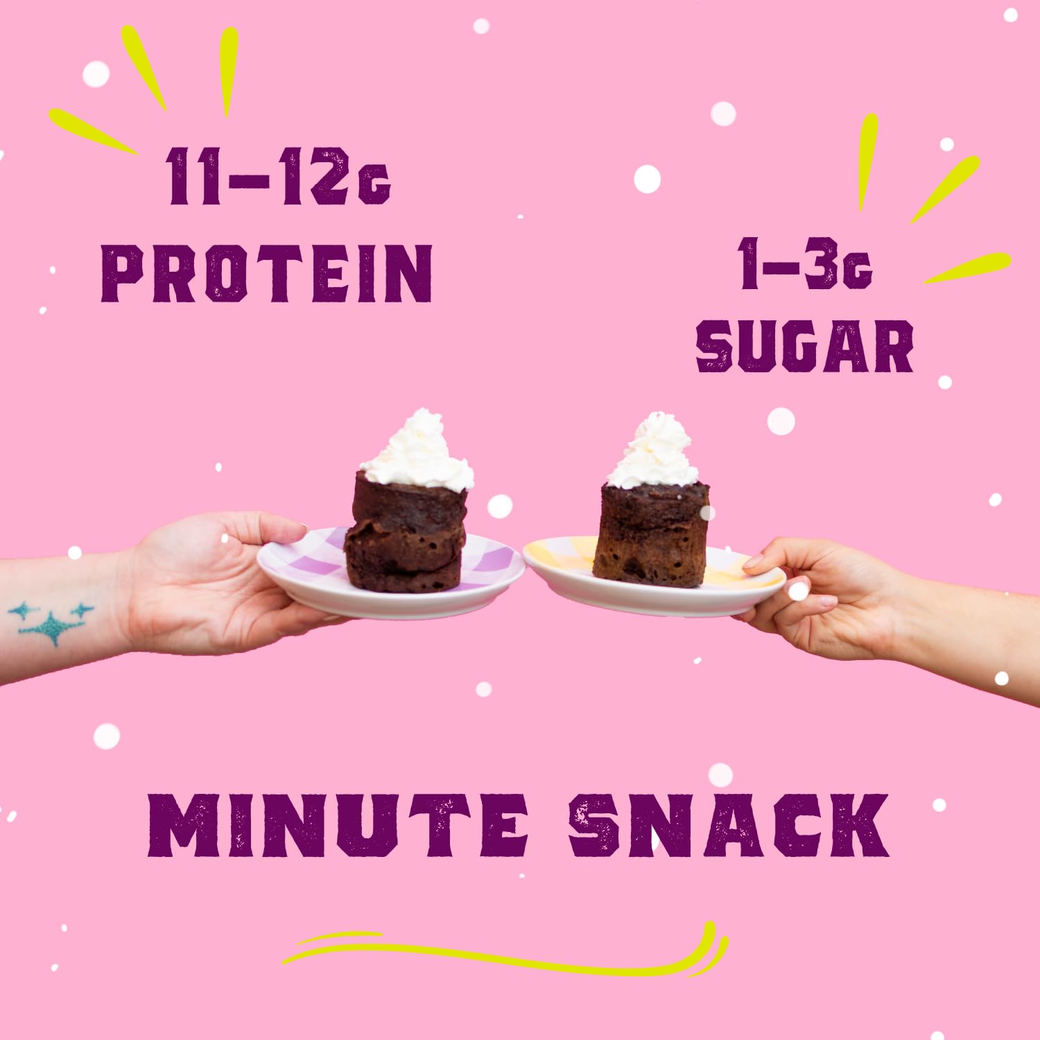Sweet Logic Keto Dessert Mug Cake Mixes - Lemon Poppyseed - Low Sugar - Gluten-Free - Low Carb - Diabetic-Friendly Sweets - Natural Ingredients - High Protein - Delicious Keto Treats (4 Pack)