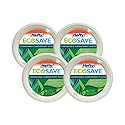 Hefty EcoSave Disposable Compartment Plates, Made from Plant Based Materials, Heavy Duty Paper Plates, 10 ? Inch, 16 Count (Pack of 4)