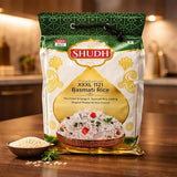 Shudh Basmati Rice 10 LB Biryani Rice XXXL 1121 GMO Free Extra Long Grain