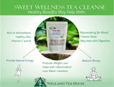Moringa Tea Herbal Blend, Loose Leaf Tea, Full Body Cleanse, Green Muse Sweet Wellness Tea, 15 Organic Tea Bags, Yoga and Tea House