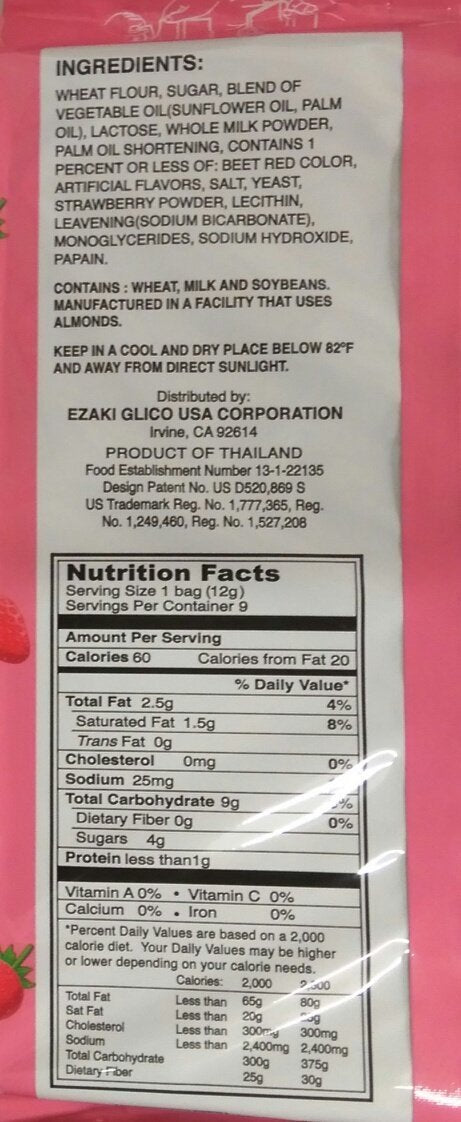Glico Pocky Family Size Chocolate and Strawberry, 9 Sticks Each (Family)