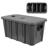 Generic Under Sink Grease Trap Box Commercial Oil Solidifier for Disposal with Removable Filter Basket Grease Interceptor Prevents Clogs