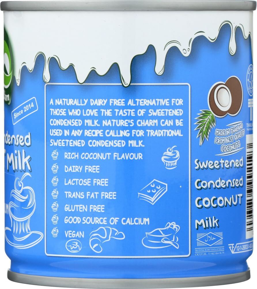 Nature's Charm Sweetned Condensed Coconut Milk, 11.25 Oz. (Pack of 3) by Nature's Charm
