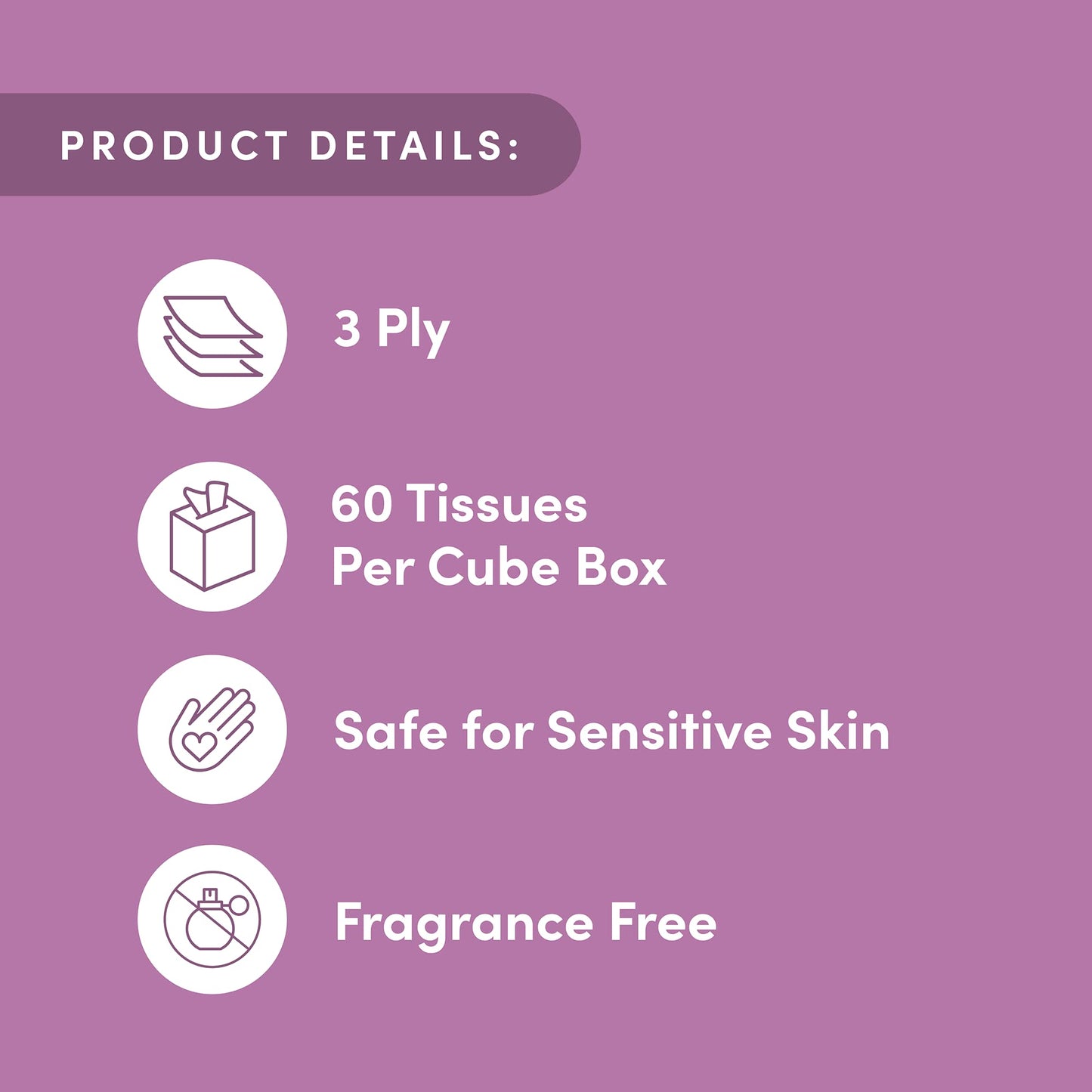 Amazon Aware 100% Bamboo Facial Tissues, 3-Ply, FSC Certified, 12 Pack, 60 Sheets Per Box, 720 Total