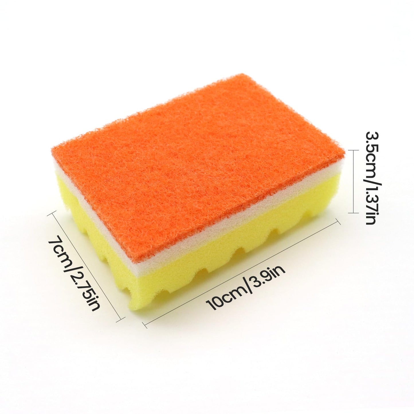(56 Pack) Kheoxusa Individually Wrapped Sponges,Sponge Individually Wrapped,Individually Wrapped Sponges Bulk Packed for Cleaning Dishes Kitchen Scrub