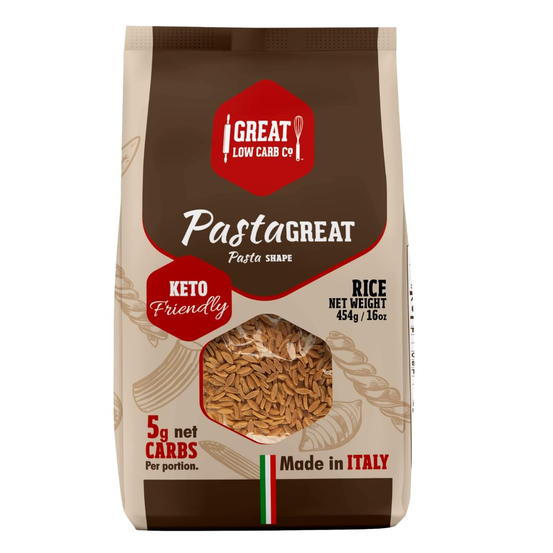 Great Low Carb Co. Pasta Rice Ozro | Keto Pasta, Rice Noodles, Low Carb Pasta 8 Ounce