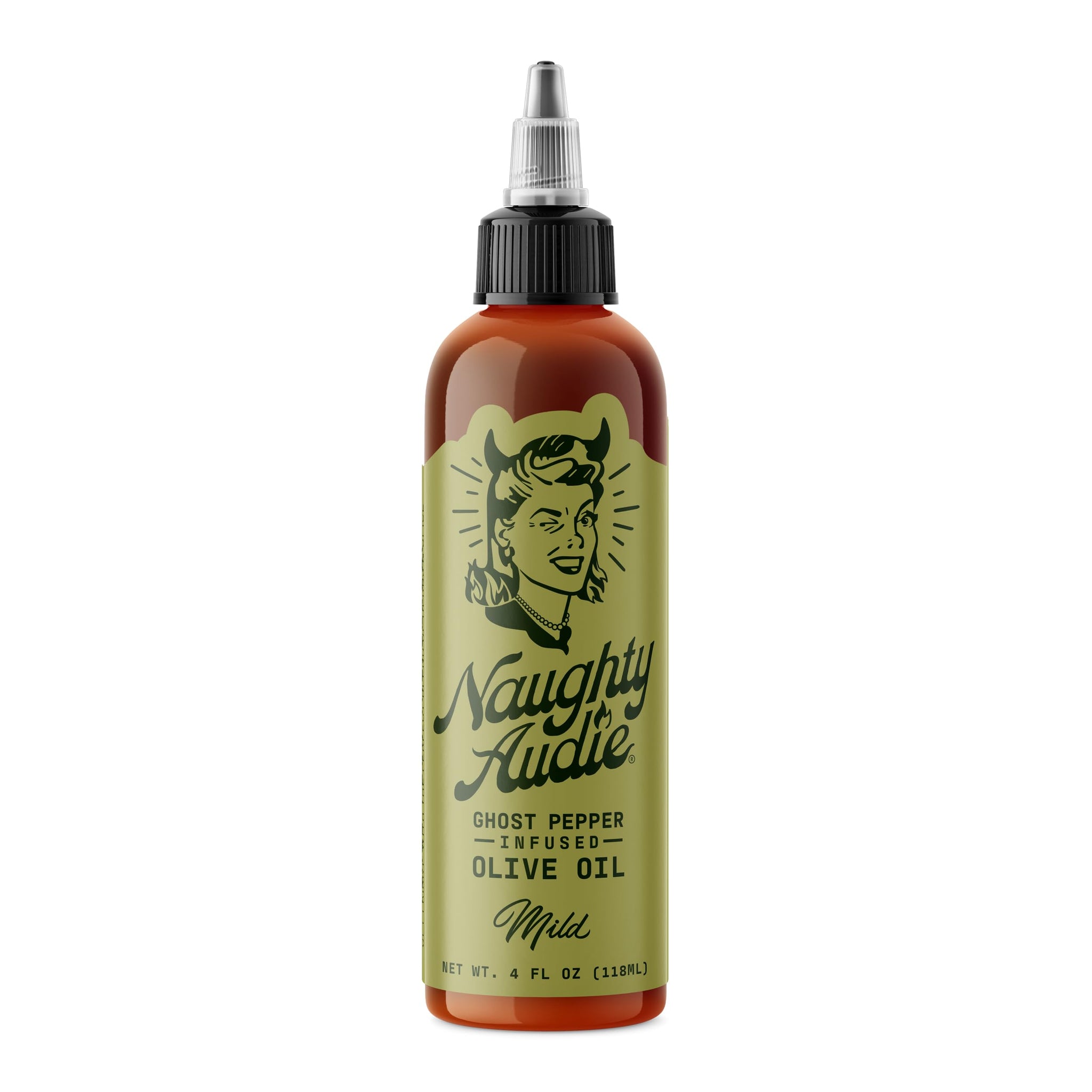 Naughty Audie - Ghost Pepper Infused Olive Oil Hot Sauce (Mild)