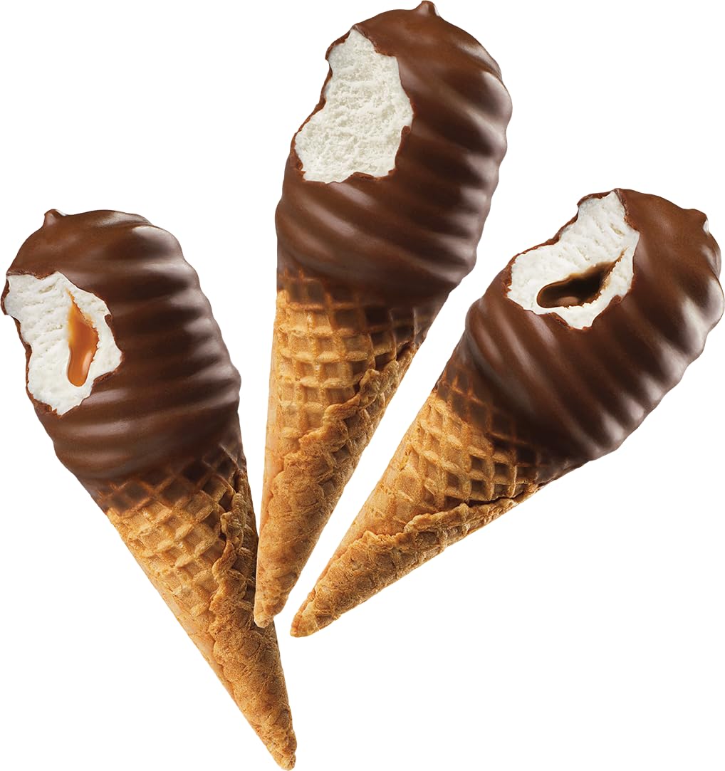 Blue Bunny Frozen Mini Swirls Ice Cream Cones,Vanilla, 8 Count