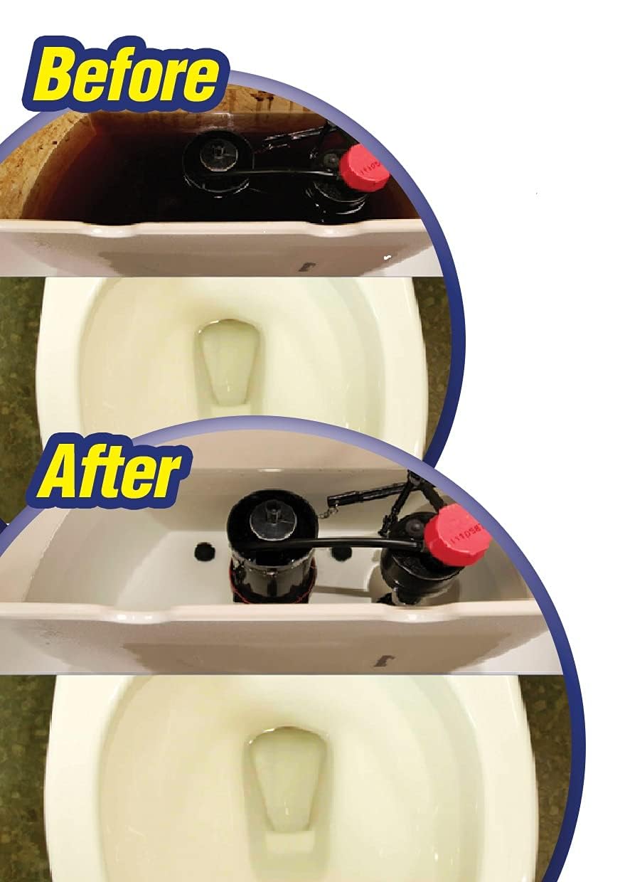 Hurriclean - HC-MO48 Deluxe 3-Pack New and Improved Automatic Toilet Tank Cleaner No Scrubbing