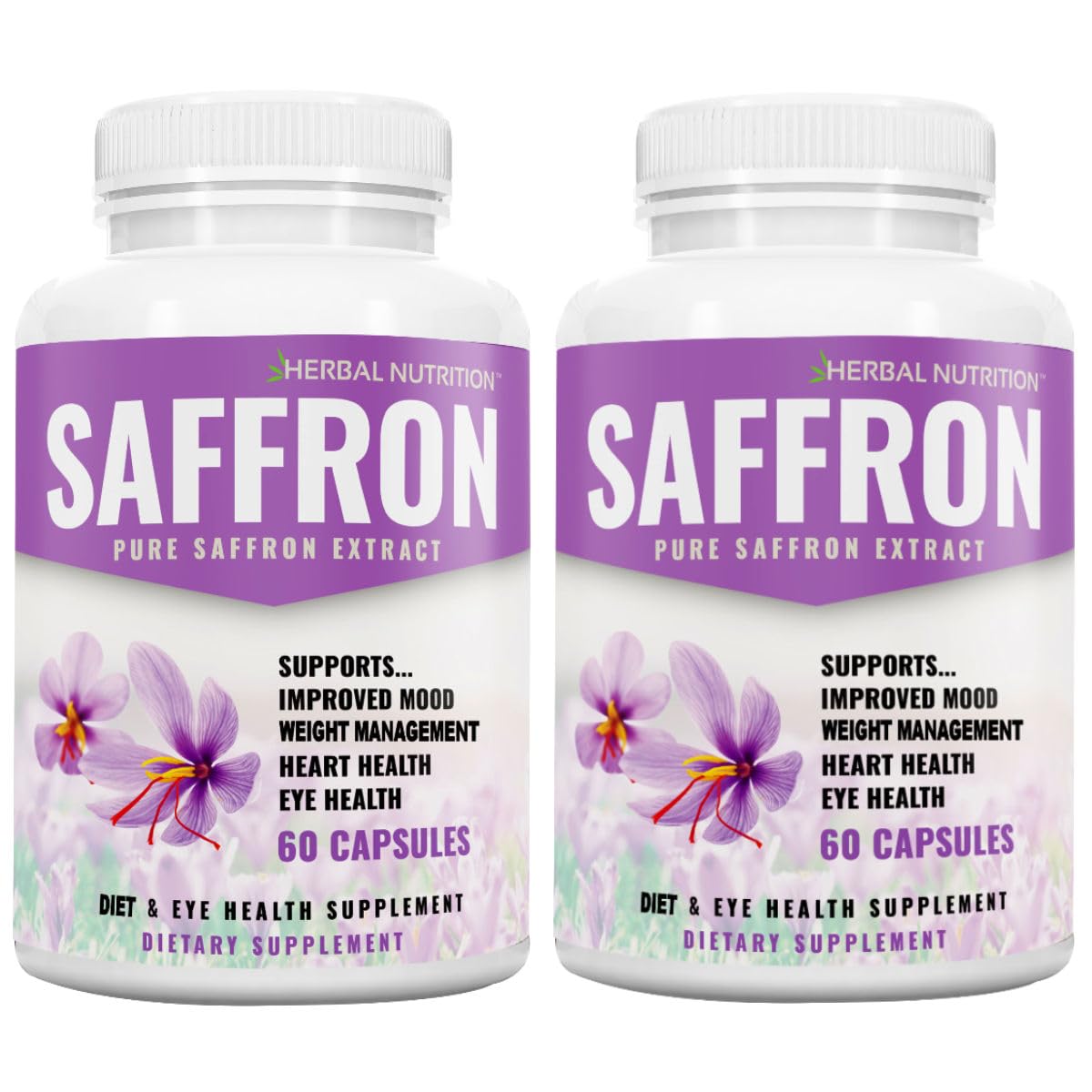 Saffron Extract 88.5mg Mood & Appetite Support, 120 Capsules