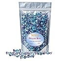GLITTERATI All Natural Deluxe Mint Italian Miniature Hard Candies, Individually Wrapped Gourmet Candy, Vegan, Gluten Free, Non-GMO, Resealable Pouch