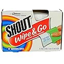 Frankel & Frankel Shout Wipes, Portable Stain Treater Towelettes - 12 ea