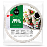 Best of Thailand [Round] White Rice Paper Wraps 1 Pack | Perfect for Fresh Spring Rolls & Dumplings | Non-GMO, Gluten-Free, Vegan & Paleo | Kosher