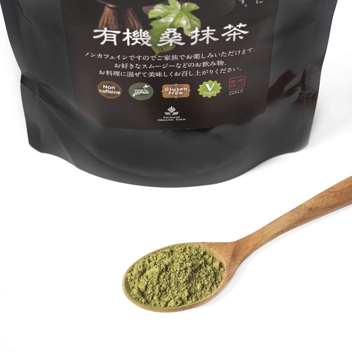 Shimane Organic Farm Japanese Mulberry Matcha - Caffeine-free, 3.52 oz