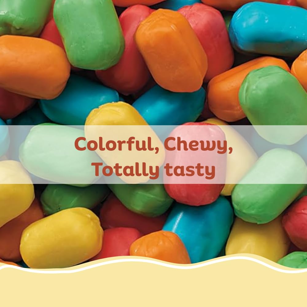 Candykrave Swidish Fish Chews Soft & Chewy Candy - 1lb - Individually Wrapped Sweet Candy Pack- Delicious Gummy Candy for Halloween, Pinata Stuffers
