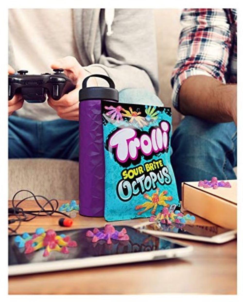 Trolli Sour Brite Crawlers (4 oz Bags) (Pack of 3)